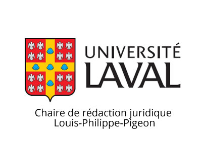 Chaire de rédaction juridique Louis-Philippe-Pigeon 